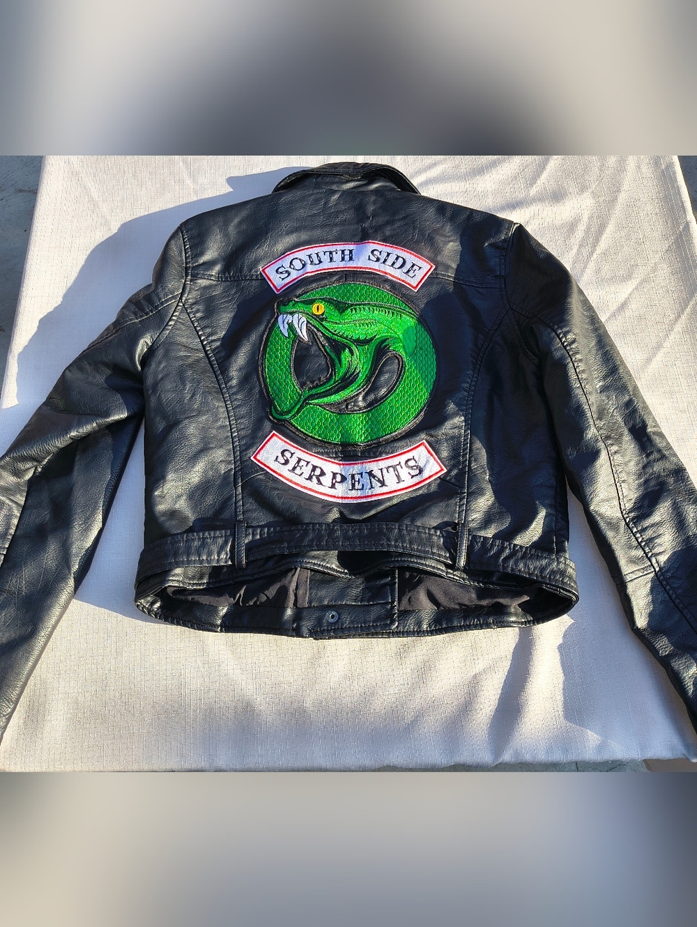 Size L Faux Leather Wild Fable Riverdale South Side Serpents Jacket